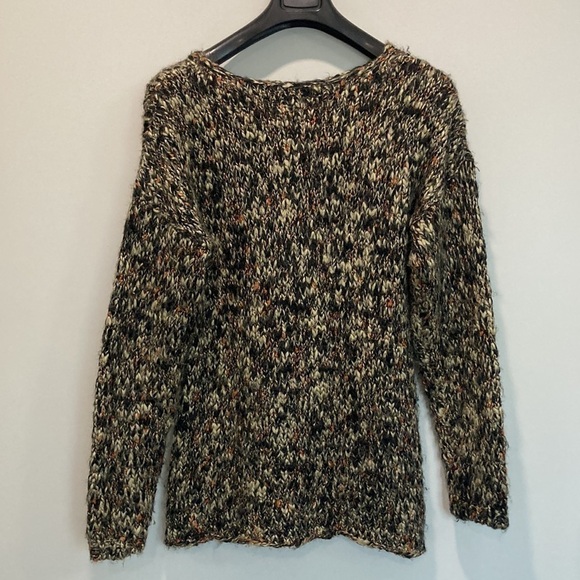 Club Monaco Marled Knit Sweater M Super Soft Cotton Acrylic Blend Pullover - Picture 6 of 12